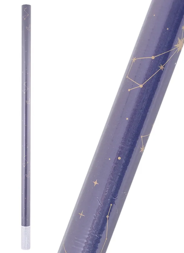Бумага упаковочная 70*100см "Golden constellations" глянц., инд.уп. 2950469 — 1