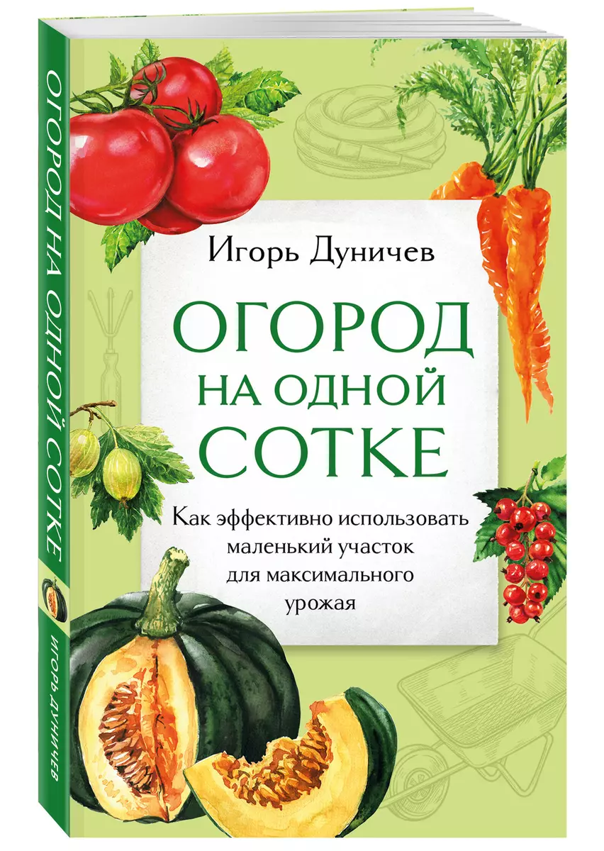 Огород на одной сотке. Как эффективно использовать маленький участок для  максимального урожая (Игорь Дуничев) - купить книгу с доставкой в  интернет-магазине «Читай-город». ISBN: 978-5-04-188980-7