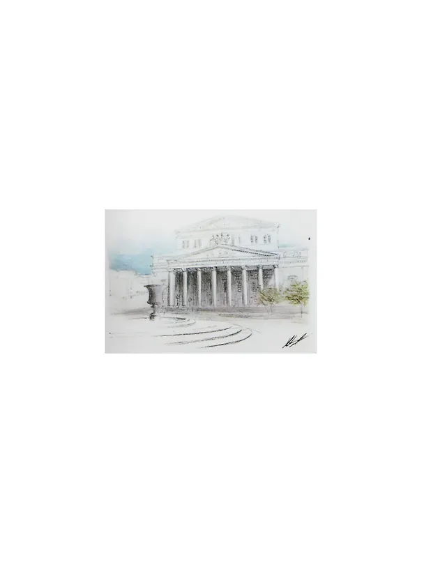 Магнит карандаш Большой театр (МЗ/201/004) 2463553 — 1
