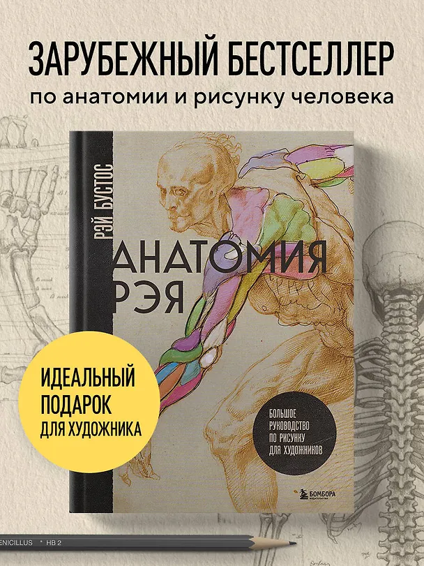 Книга Анатомия Рэя. Большое руководство по рисунку для художников (Рэй Бустос) — 5