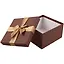 Подарочная коробка «Коричневый ромб», большая — 251497 — 2