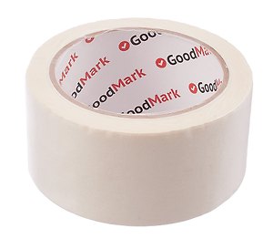 Лента клейкая малярная, белая, 48 мм х 25 м, GoodMark