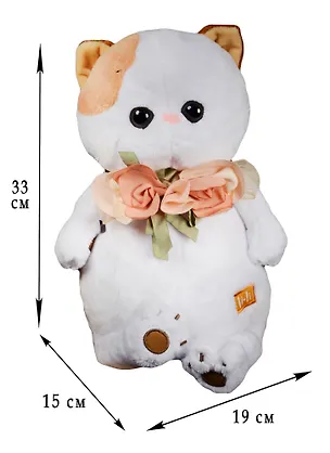 Мягкая игрушка Ли-Ли с цветами из шёлка (27 см) (LK27-002) 2573926