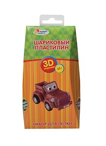 Шариковый пластилин 3D игрушка Джип (MFO118) (175836) (35г.) (2цв.) (набор для лепки) (Играем вместе) (в кор. 6х10шт)