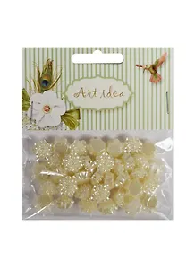 Бусины Цветочек (40 шт) (1290) (14-08542-1290) (в пакете)