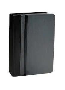 Ежедневник недат. А5 160л "Сариф" серый / "Пристин" черный, обл.поролон, офсет, ляссе, закругл.углы, сереб.обрез, Escalada