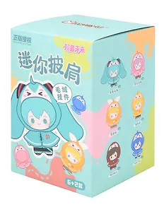 Фигурка Аниме Плюш Хатсуне Мику Mini Shawl Blind Box Series 1 шт 13 см SNF9