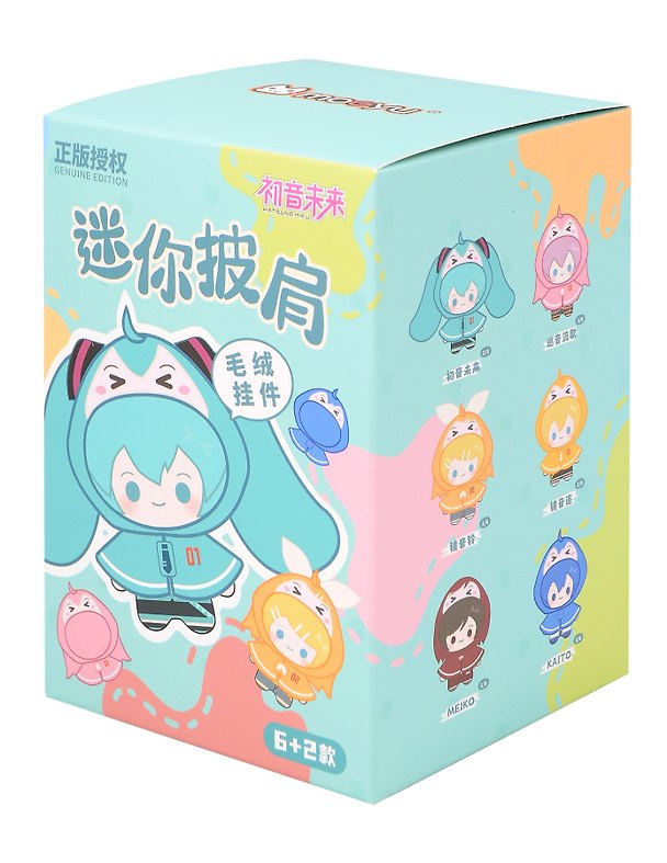 Фигурка Аниме Плюш Хатсуне Мику Mini Shawl Blind Box Series 1 шт 13 см SNF9 3175205 — 1