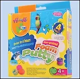 Пластилин шариковый мелкозернистый застыв. (83687) (4 цв.) 2258985