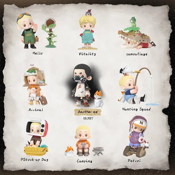 Коллекционная фигурка Nook, серии "Парк пустошей", 12cм, 12-52TOYS-202609, Blind Box, 52 Toys, 15+ 3158351 — 19
