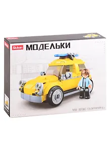 Конструктор серии Город, Такси, 176 дет., коробка