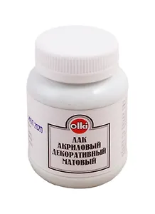 Лак акриловый, матовый Olki, 100 мл.