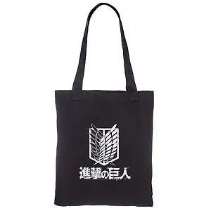 Сумка-шоппер с карманом Атака Титанов (текстиль)
