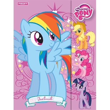 Дневник для мл.кл. 48л "My little pony" 7БЦ, матов.обл., с магнитом, выб.лак, тисн.фольгой, Proff 228877 — 1