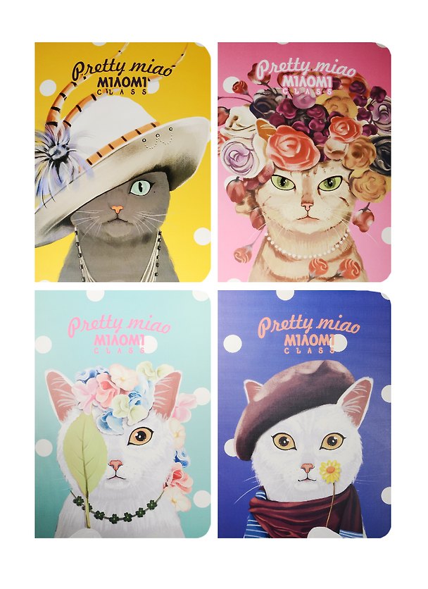 Тетрадь общая «Pretty Cat», 40 листов в линейку, В5, в ассортименте - Languo 239179 — 1