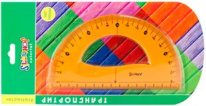 Транспортир 15см 180гр "Colorful" гнущийся, блистер, Silwerhof