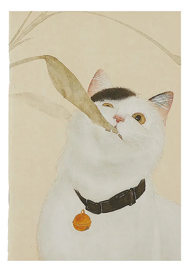 Блокнот А6+ 18л нелин. "Котик по кличке Миндаль (3)", скоба 3007308 — 1