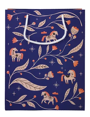 Пакет А4 32*25 "Lucky"синий, НГ, бум.мат.ламинат 3129804