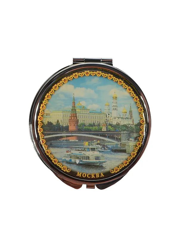 Зеркало Москва Панорама (металл цв. серебро) (D7) (312CHE-17) 2364833 — 1
