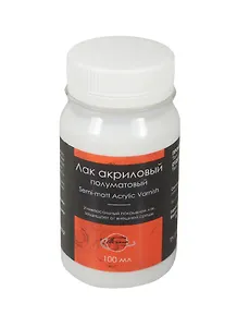 Лак акриловый 100мл полуматовый, Таир