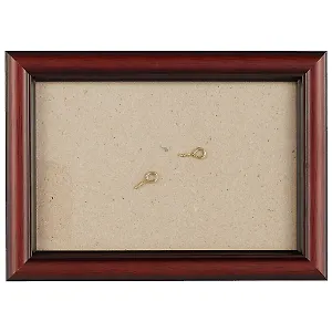 Рама со стеклом, тёмно-коричневая, 10 х 15 см