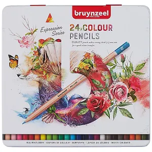 Карандаши цветные 24цв "Expression Colour" металл.кор.