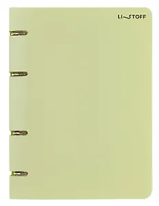 Тетрадь 80 листов, клетка, "Foliage" на кольцах