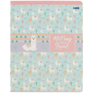 Тетрадь в клетку BG, Lama Pattern - soft, 48 листов, в ассортименте