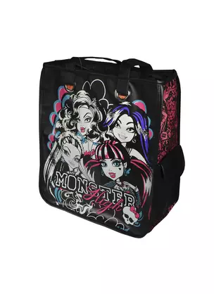 Сумка молодежная "Monster High" 37*33*15см, для шоппинга, 2ручки, 2 боковых карамана,  полиэстер, Академия Групп — 231070 — 1