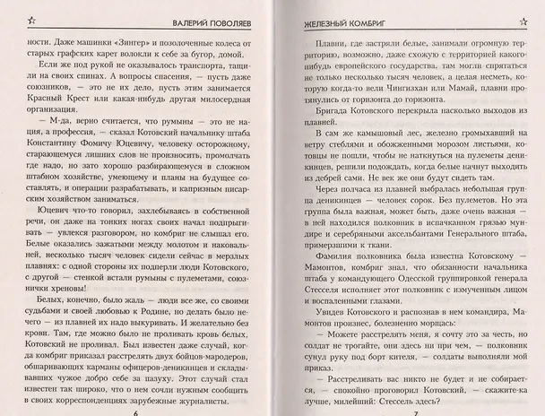 Книга Железный комбриг (ВоенПрикл) Поволяев (Валерий Поволяев) — 3