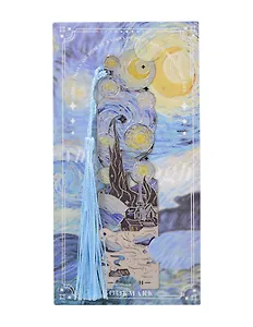 Закладка для книг Винсент Ван Гог Звездная ночь (металл)