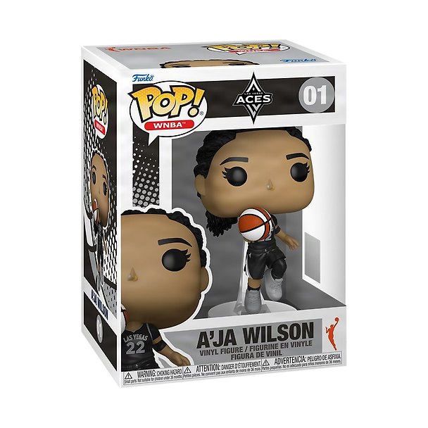 Фигурка Funko POP! WNBA Aces Aja Wilson (01) (Fun88456) 3123320 — 1