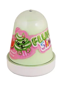 Игрушка, Слайм Monsters Slime Fluffy Аромат Арбуза светло-зеленый FL002