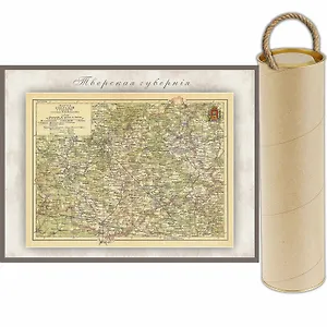 РетроКарта "Тверская губерния", состояние на 1901 год