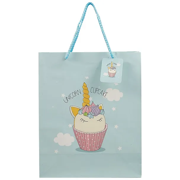 Подарочный пакет «Unicorn cupcake», А4 247209 — 2