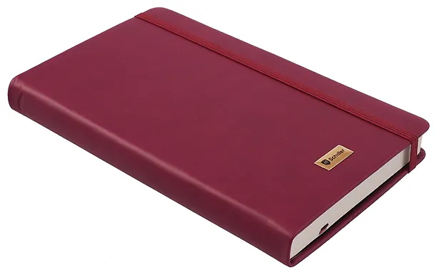 Книга для записей «Classic» А5-, 160 листов в линейку, бордовая, Schiller 3095785 — 5
