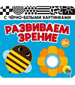 Книга Развиваем зрение. Голубая. Книжка-гармошка ()