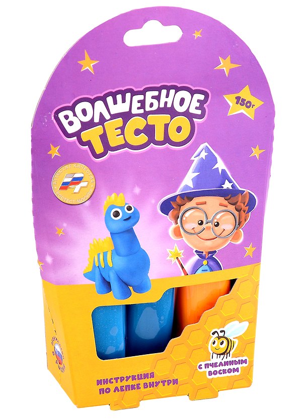 Тесто для лепки «Динозавр синий», Волшебное тесто 2988980 — 1