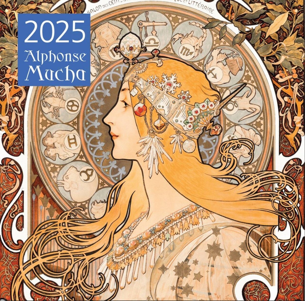 

Календарь 2025г 300*300 "Альфонс Муха" настенный, на скрепке