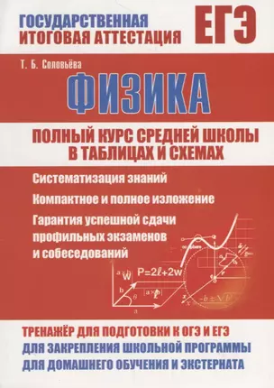 Физика. Полный курс средней школы в таблицах и схемах — 2715825 — 1