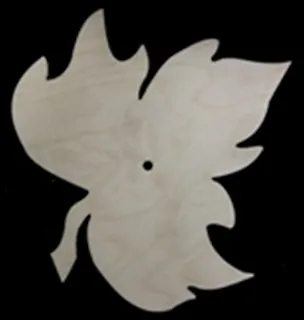 Основа для часов Кленовый лист (040035) (упаковка) 2354607