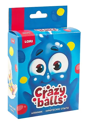 Химические опыты.Crazy Balls "Жёлтый, синий и красный шарики" 3043734