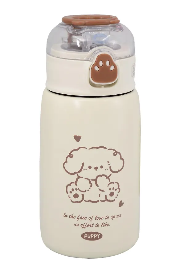 Термобутылка Kawaii Собачка (пластик/металл) (400мл) (12-7598-202510-STB-19) 3135647 — 7