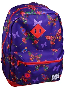 Рюкзак школьный "Фиолетовый с бабочками"