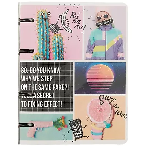 Тетрадь на кольцах в клетку Be Smart, Tumbler, 120 листов