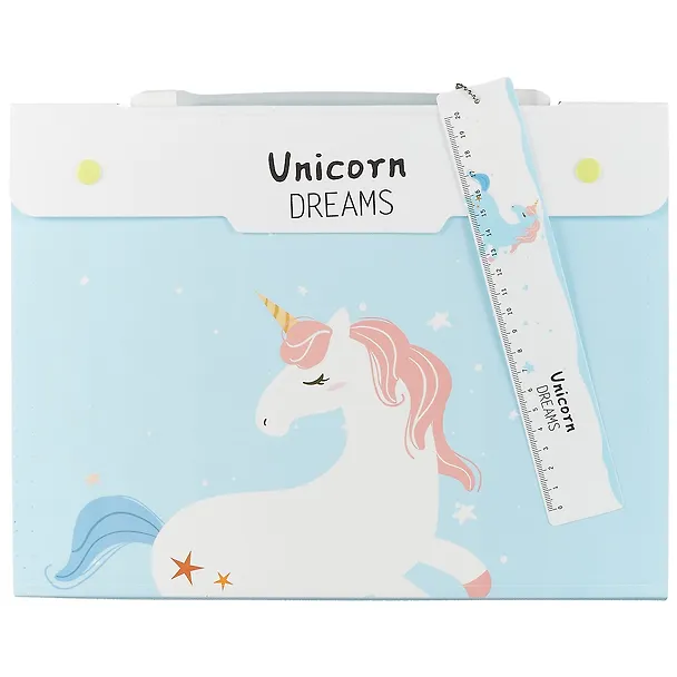 Папка -портфель пластиковый «Unicorn dreams» А4, 12 отделений 248664 — 4