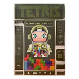 Фигурка коллекционная Pop Mart Mega Space Molly 400% Tetris в ассортименте (коробка) (43342) 3088120