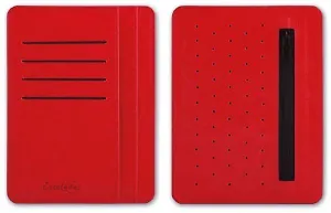 Картодержатель-органайзер, САРИФ КРАСНЫЙ 150*111мм, двусторонний, 2 осн. отделения 45960