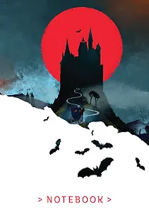 Книга для записей А5 96л тчк. "Замок Дракулы" интегр.обл.