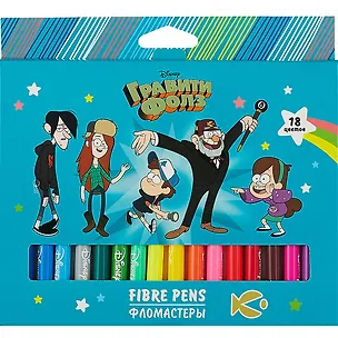 Фломастеры Disney, "Гравити Фолз", 18 цветов 263213